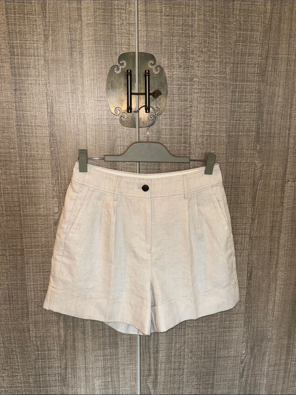 J Crew Lucia Short In Stretch Linen Blend